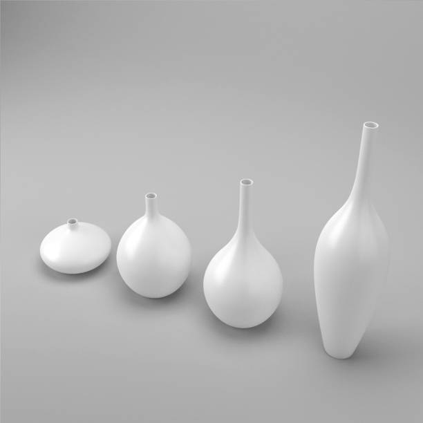 istock Porcelain White Decor Vases Decoration 837372464