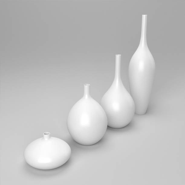 istock Porcelain White Decor Vases Decoration 837372474