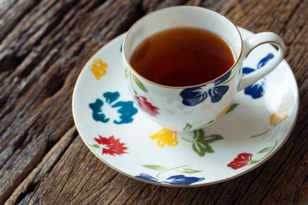 istock A cup of hot tea on the table 837378328