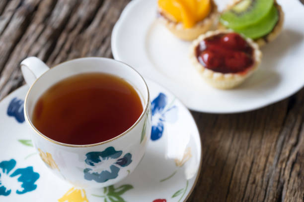 istock A cup of tea and dessert 837378522