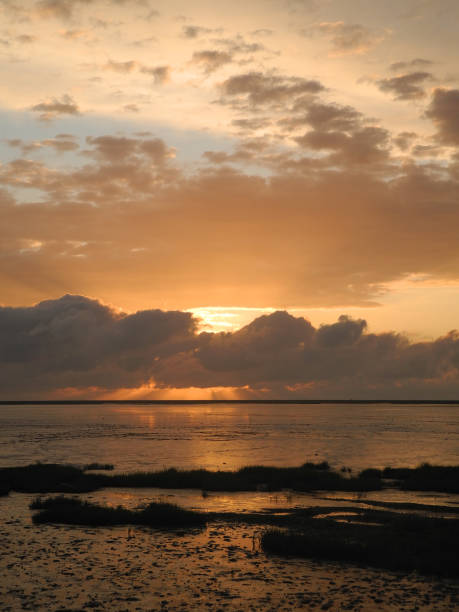 istock Evening at North sea, germany 837402326