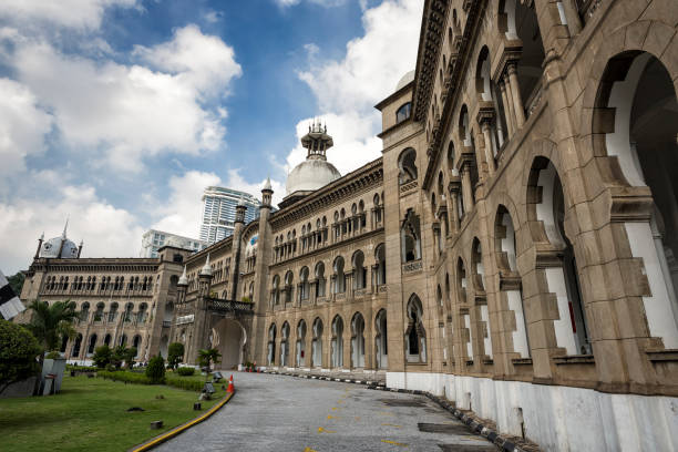 istock Keretapi Tanah Melayu Berhad (KTMB) or Malayan Railways Limited administrative building completed in 1910, Kuala Lumpur, Malaysia 837416398