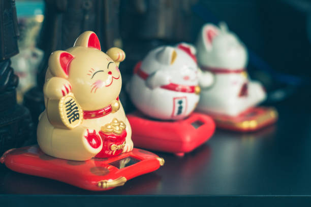 istock Maneki Neko Japanese lucky cat figures 837417308