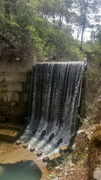 Photo of river at Seven springs in Rhodes Greece