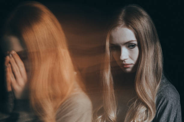 istock Woman with mental disorder 837439780