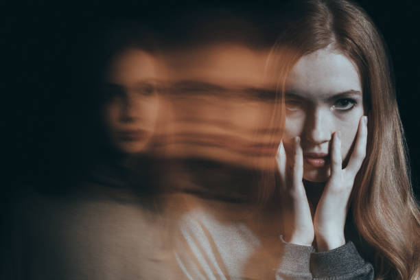 istock Woman suffering from mental disorder 837439792