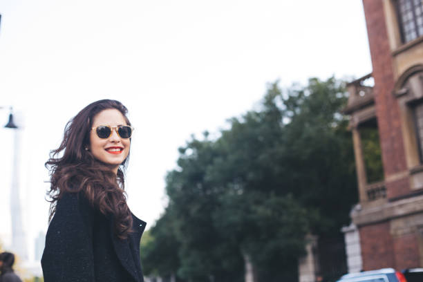 istock Smiling woman with red lipstick 837461184