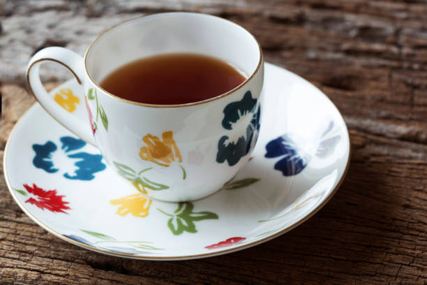 istock A cup of hot tea on the table 837469740