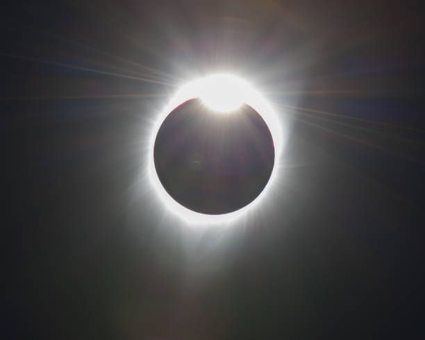 Solar Eclipse Totality stock photo