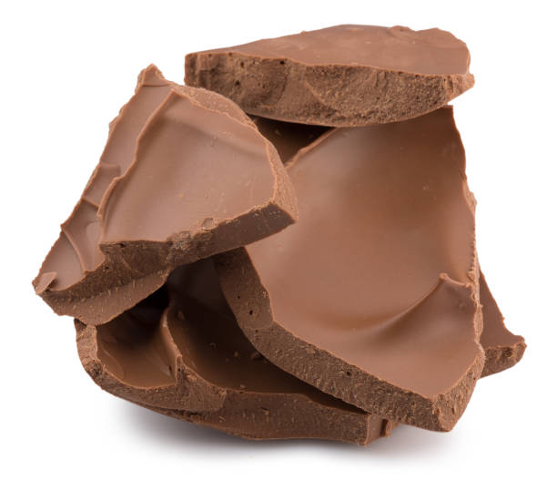 istock piece of chocolate isolated on a white background 837483724