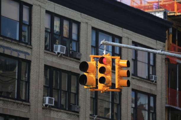 istock traffic sign light in new york 837498544
