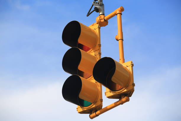 istock traffic sign light in new york 837498610