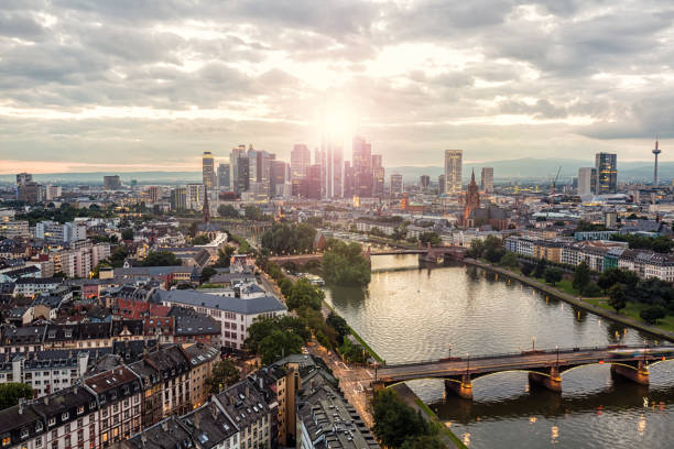 istock Business Skyline in Frankfurt 837519138