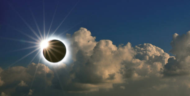 istock Total solar eclipse, photograph of the phenomenon 837545358