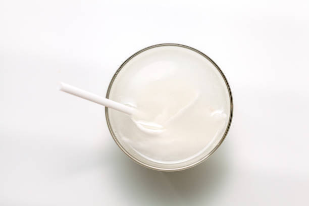 istock glass of coconut juice on white background 837557400