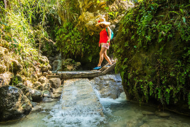 istock The lady is hiking 837559908