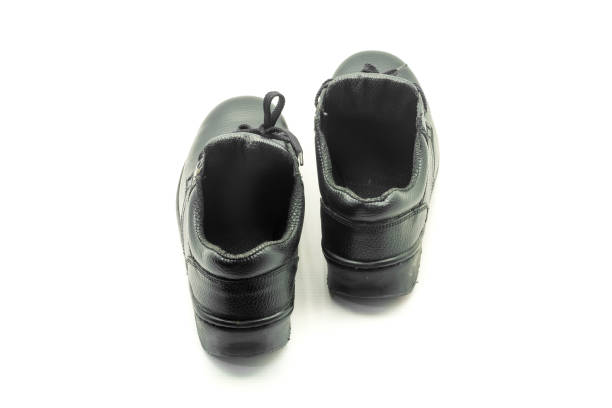 istock Safety shoes on white background. 837560106