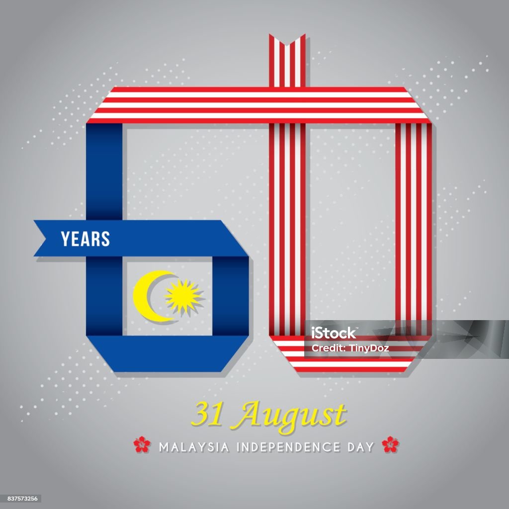 Merdeka60 Years Stock Illustration - Download Image Now - Abstract ...