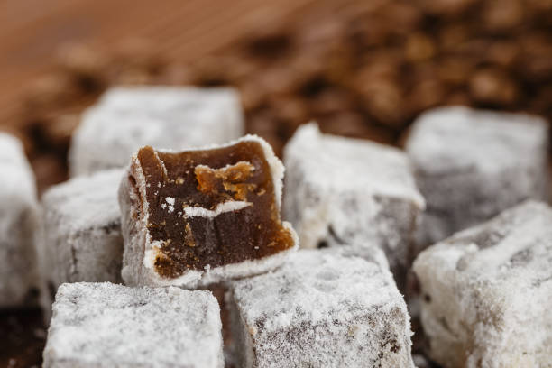 istock Cut homemade making turkish delights 837606752