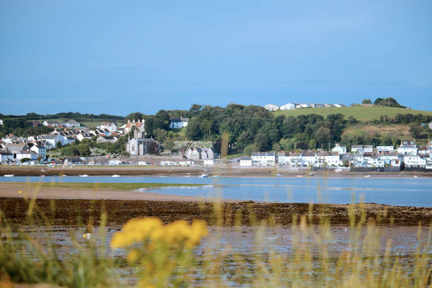 istock A coastal village on the river estuary. 837661068