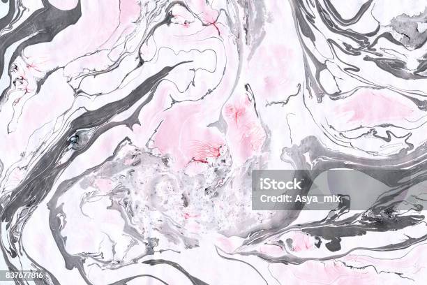 Black Gray And Pink Marble Background Stock Illustration - Download Image Now - Abstract, Art Product, Backgrounds