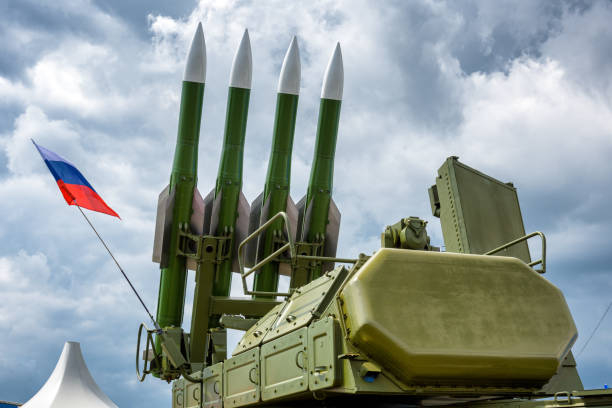 el sistema de misiles ruso buk-m2 - misil tierra aire fotografías e imágenes de stock