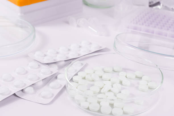 istock pills and medication in medical laboratory 837700754