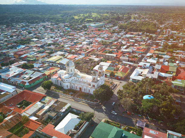 istock Landscape on small central america city 837713884