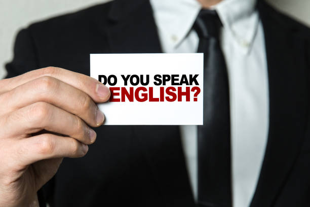 英語を話しますか？ - english language ストックフォトと画像