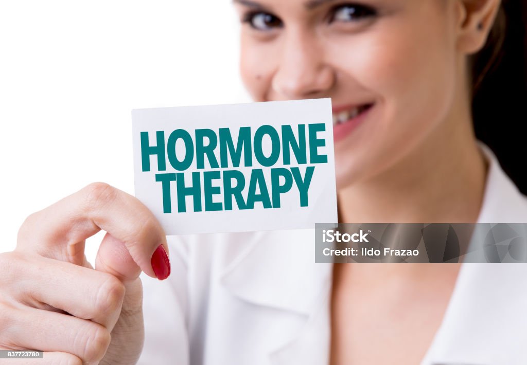 Hormone Therapy Hormone Therapy sign Estrogen Stock Photo