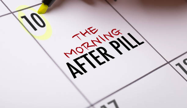 The Morning After Pill The Morning After Pill calendar note morning after pill stock pictures, royalty-free photos & images