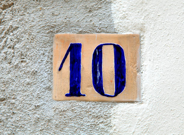 istock Old house number ten (10). 837725048