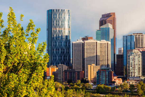istock Calgary - panorama of city 837764256