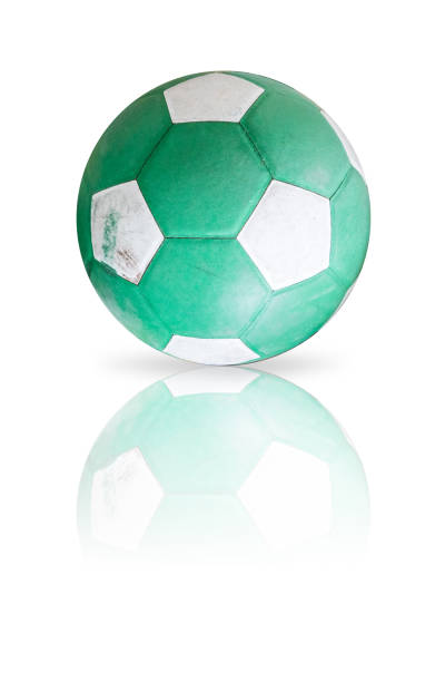istock Used and dirty soccer balls isolated on white 837765434