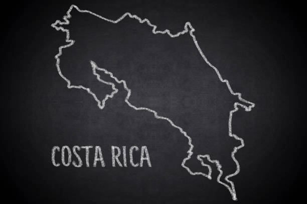 istock Map of Costa Rica , Americas 837792922