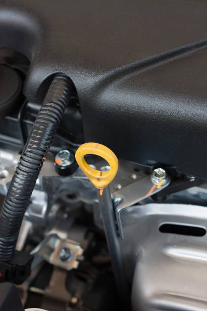 istock oil dipstick of car engine 837834930