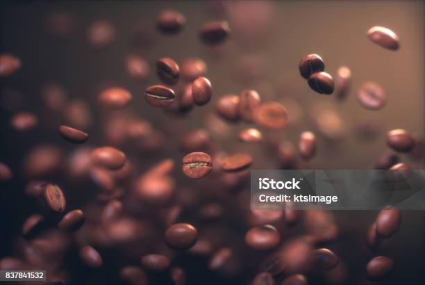 Roasted Coffee Beans Stock Photo - Download Image Now - Roasted Coffee Bean, Raw Coffee Bean, Cereal Plant