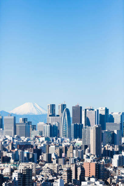 istock Tokyo Cityscape With Clear Blue Sky 837848922