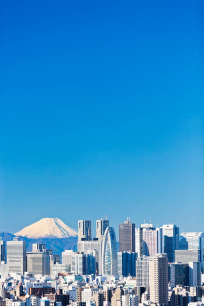 istock Tokyo Cityscape With Clear Blue Sky 837848930