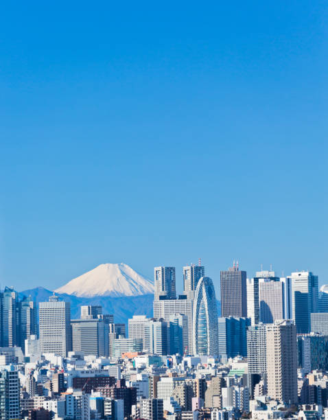 istock Tokyo Cityscape With Clear Blue Sky 837849330
