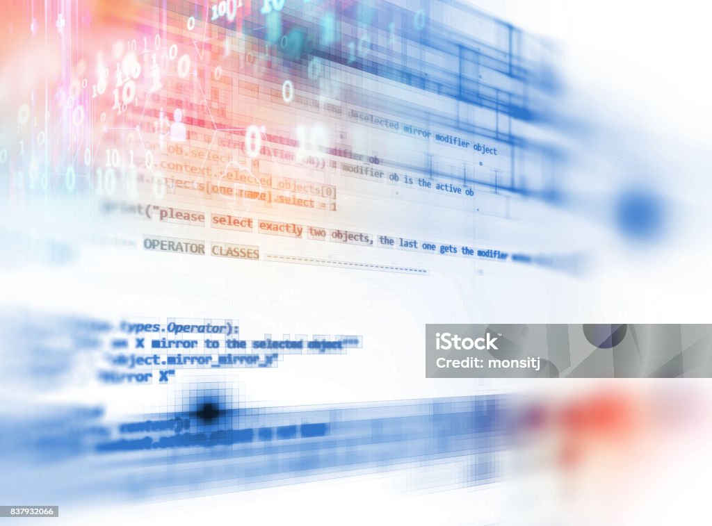 Programming Code Technology Background Of Software Developer And ...