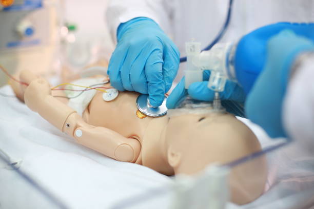 Newborn Resuscitation Stock Photo - Download Image Now - Newborn, CPR, Baby  - Human Age - iStock