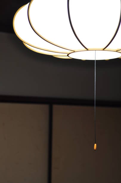 istock Japanese-style Chandelier or Lamp 837970392