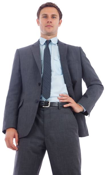 istock Stern businessman with hand on hip 837981656
