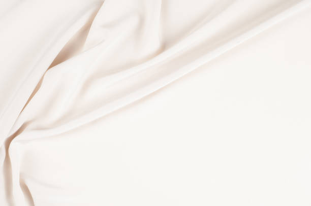 istock Fabric silk texture, creamy, pale beige 837986364