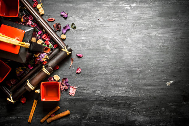 istock Chinese tea with flowers and herbs. 837989426