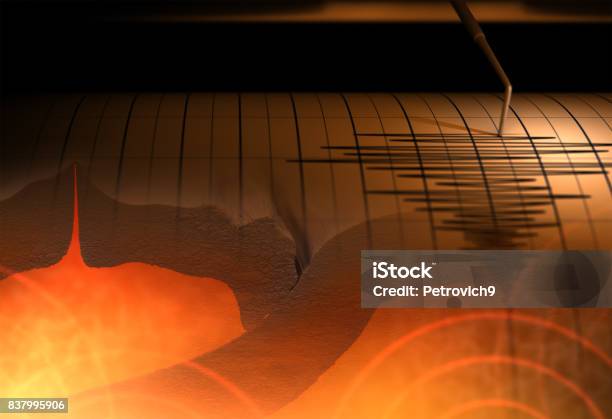 Seismograph Stock Photo - Download Image Now - Seismograph, Earthquake, Accidents and Disasters