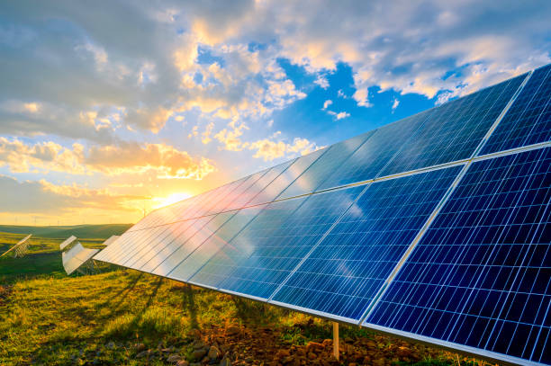 istock Solar Panels, Photovoltaic array at the Inner Mongolia of China. 837997440