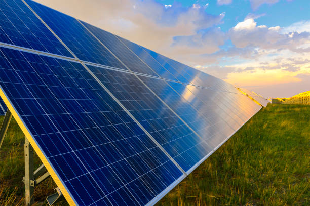 istock Solar Panels, Photovoltaic array at the Inner Mongolia of China. 837997948