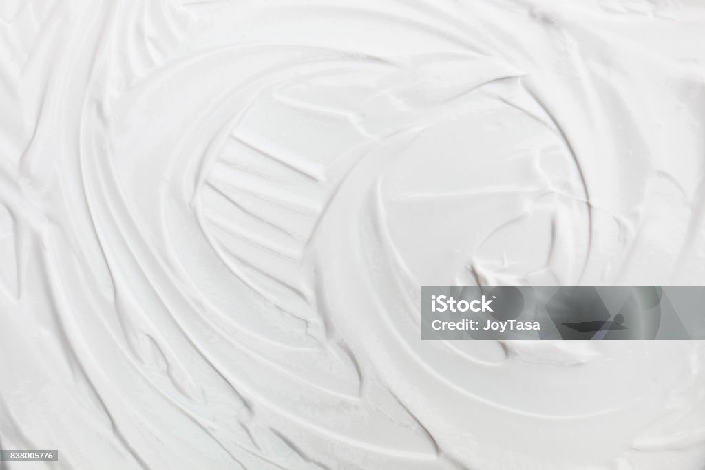 White Cream Texture For Pattern And Background Stock Photo - Download Image  Now - Moisturizer, Textured, Cream - Dairy Product - iStock